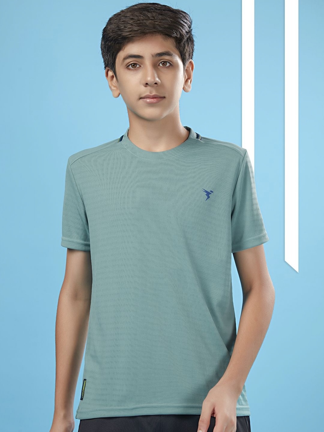 

Technosport Boys UPF50 Slim Fit T-shirt, Green