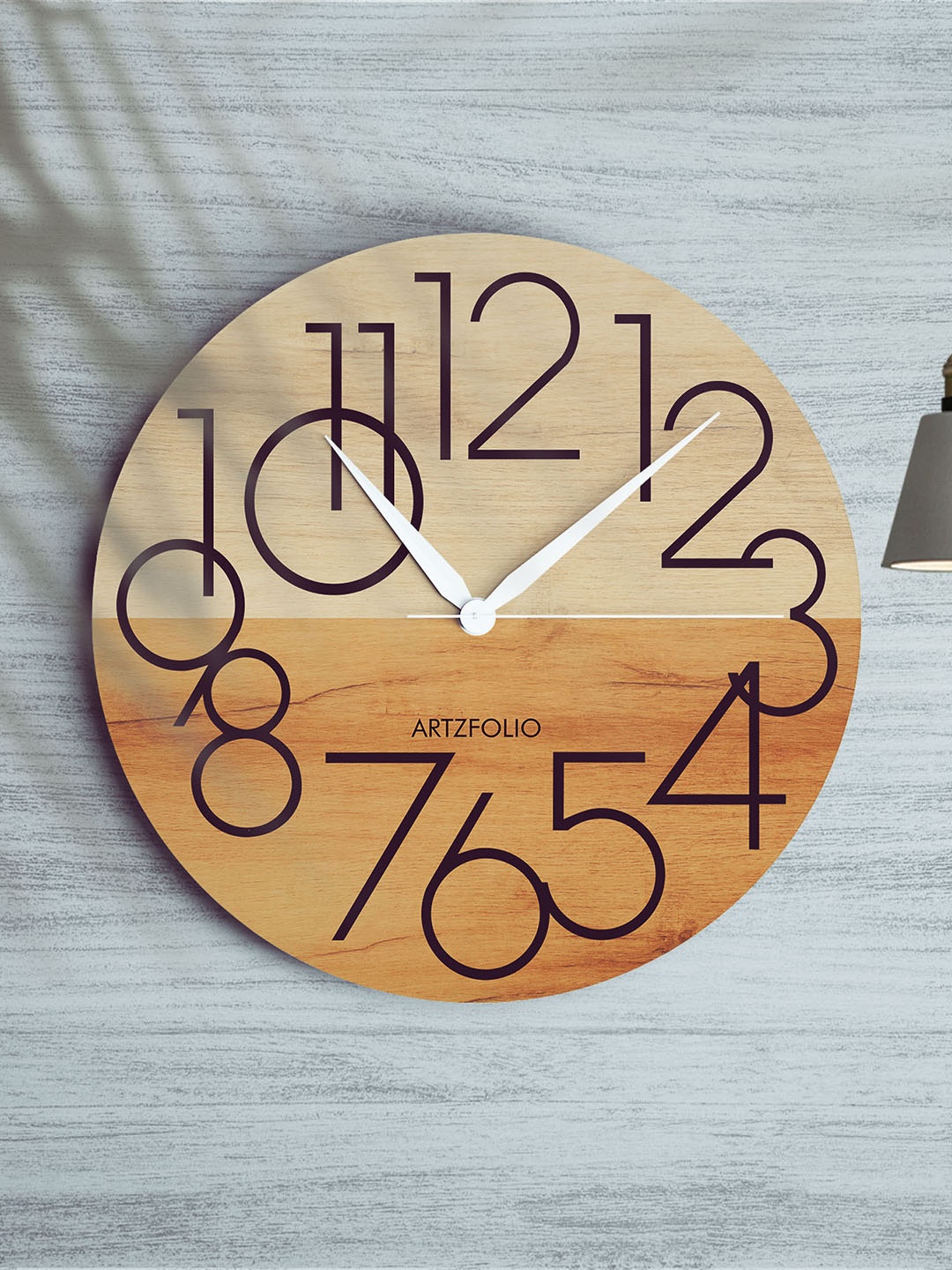 

ArtzFolio Multicoloured Printed Contemporary Wall Clock, Multi