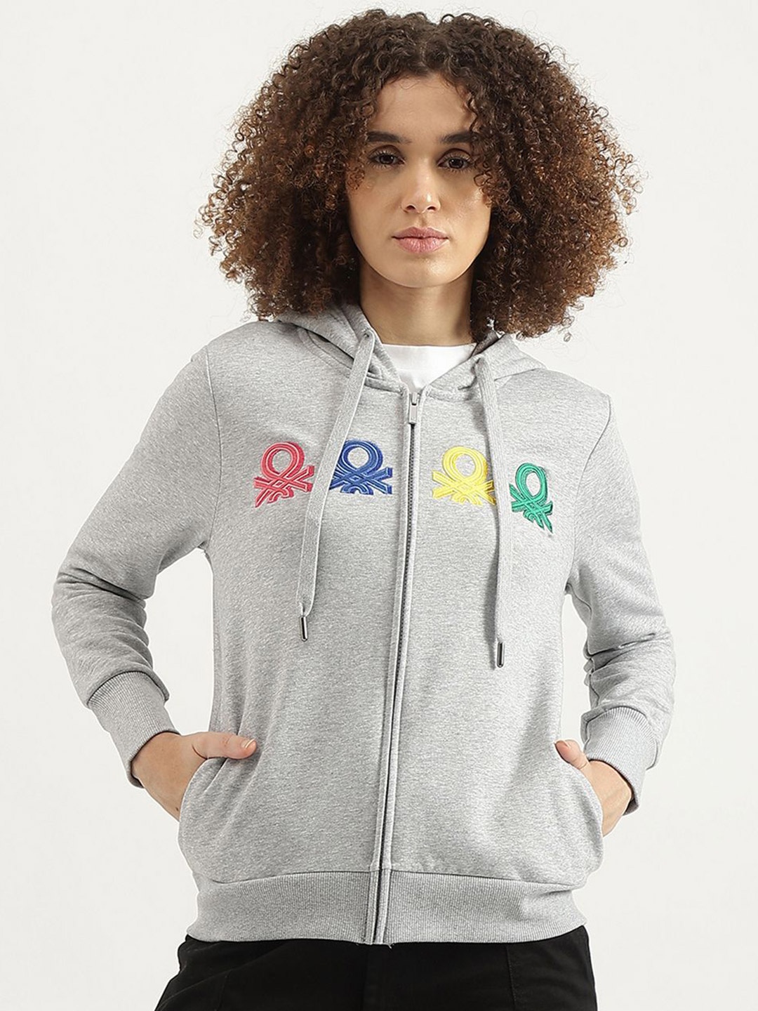 

United Colors of Benetton Women Sweatshirt, Grey