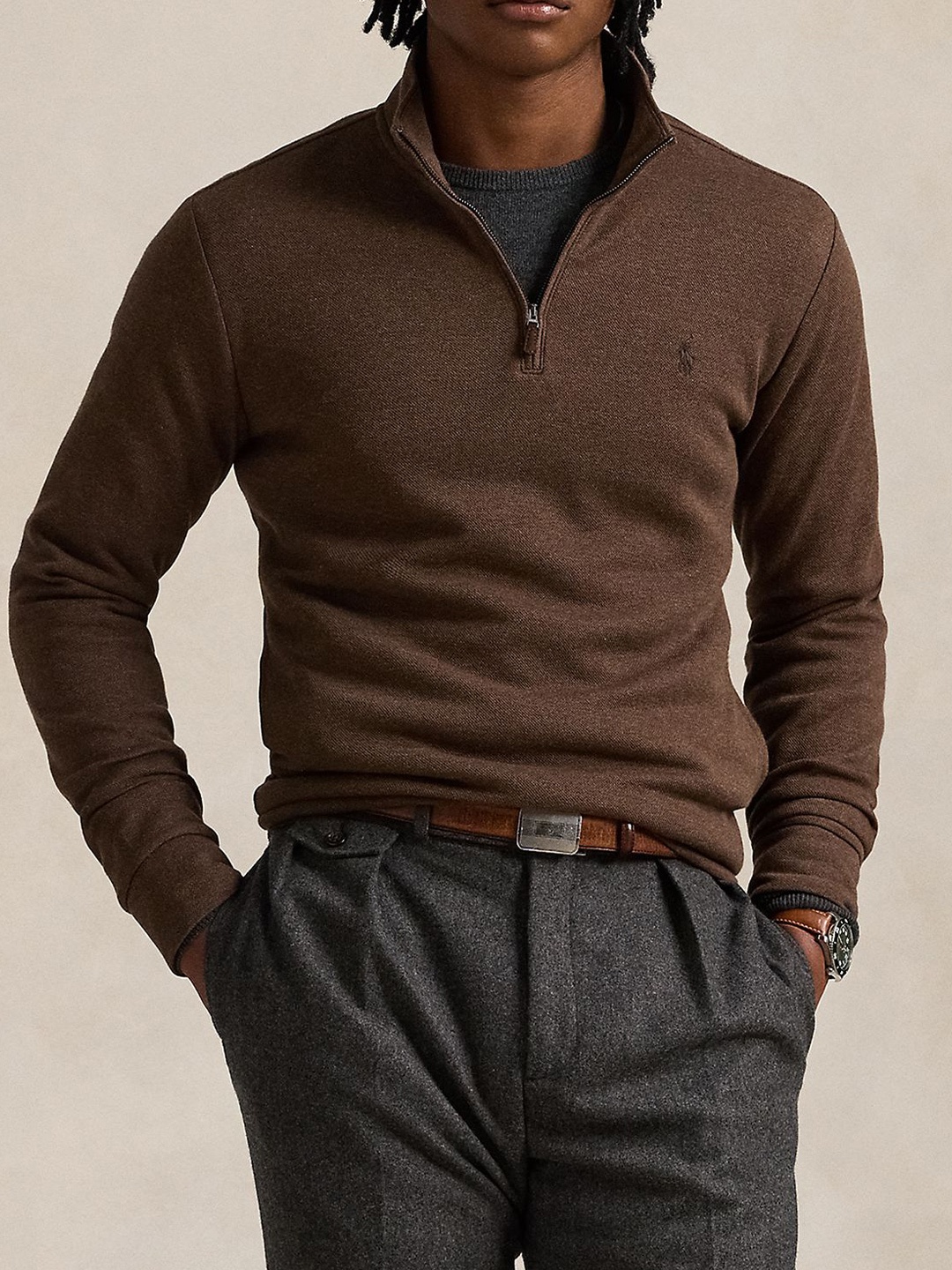

Polo Ralph Lauren Long Sleeve Pullover Sweaters, Brown