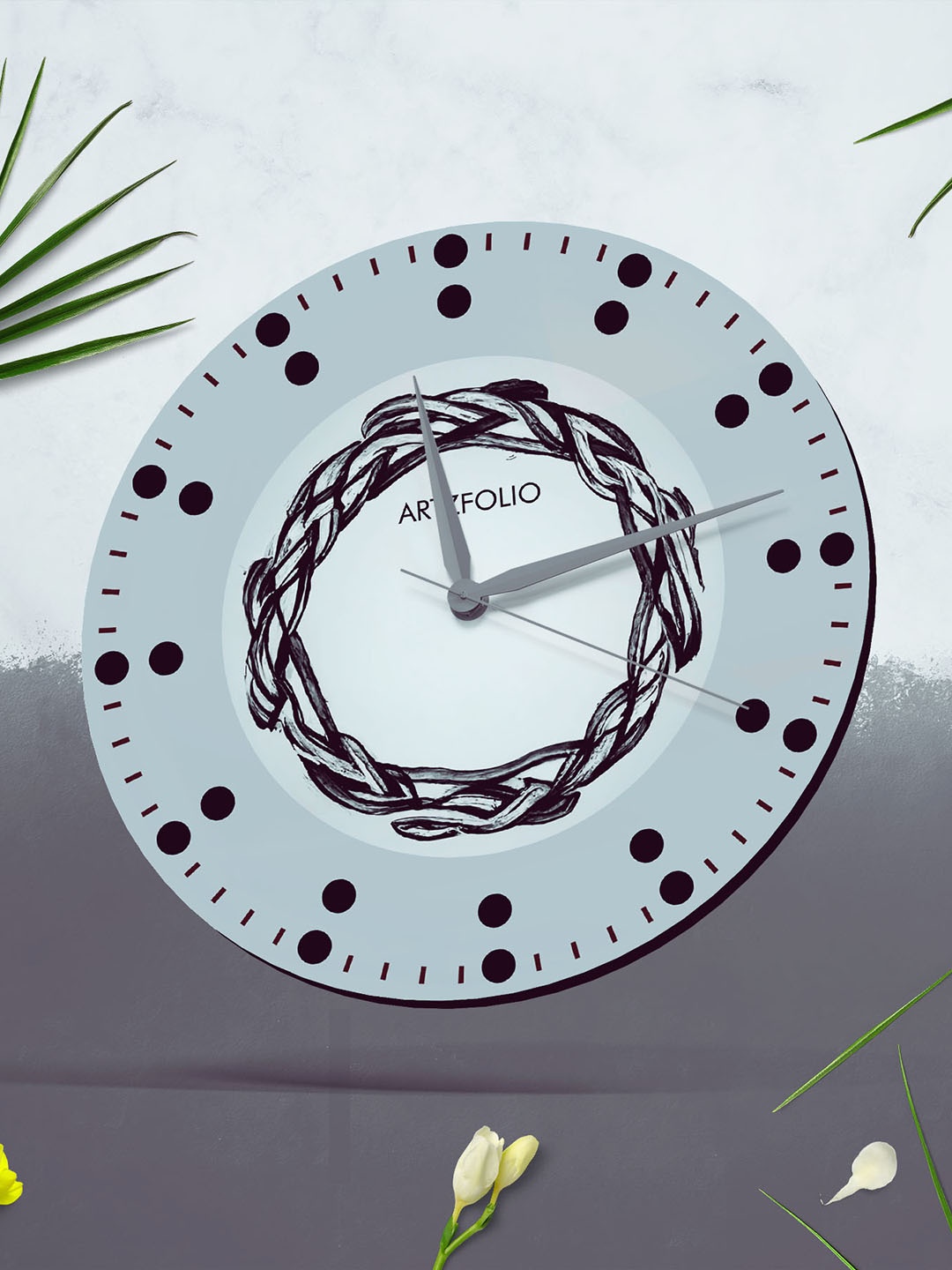 

ArtzFolio Multicoloured Printed Contemporary Wall Clock, Multi