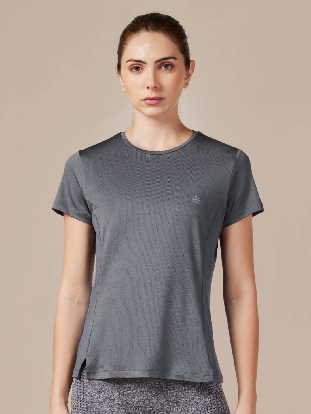 

CULT Moisture Wicking Move Forward Running Sports T-shirt, Grey