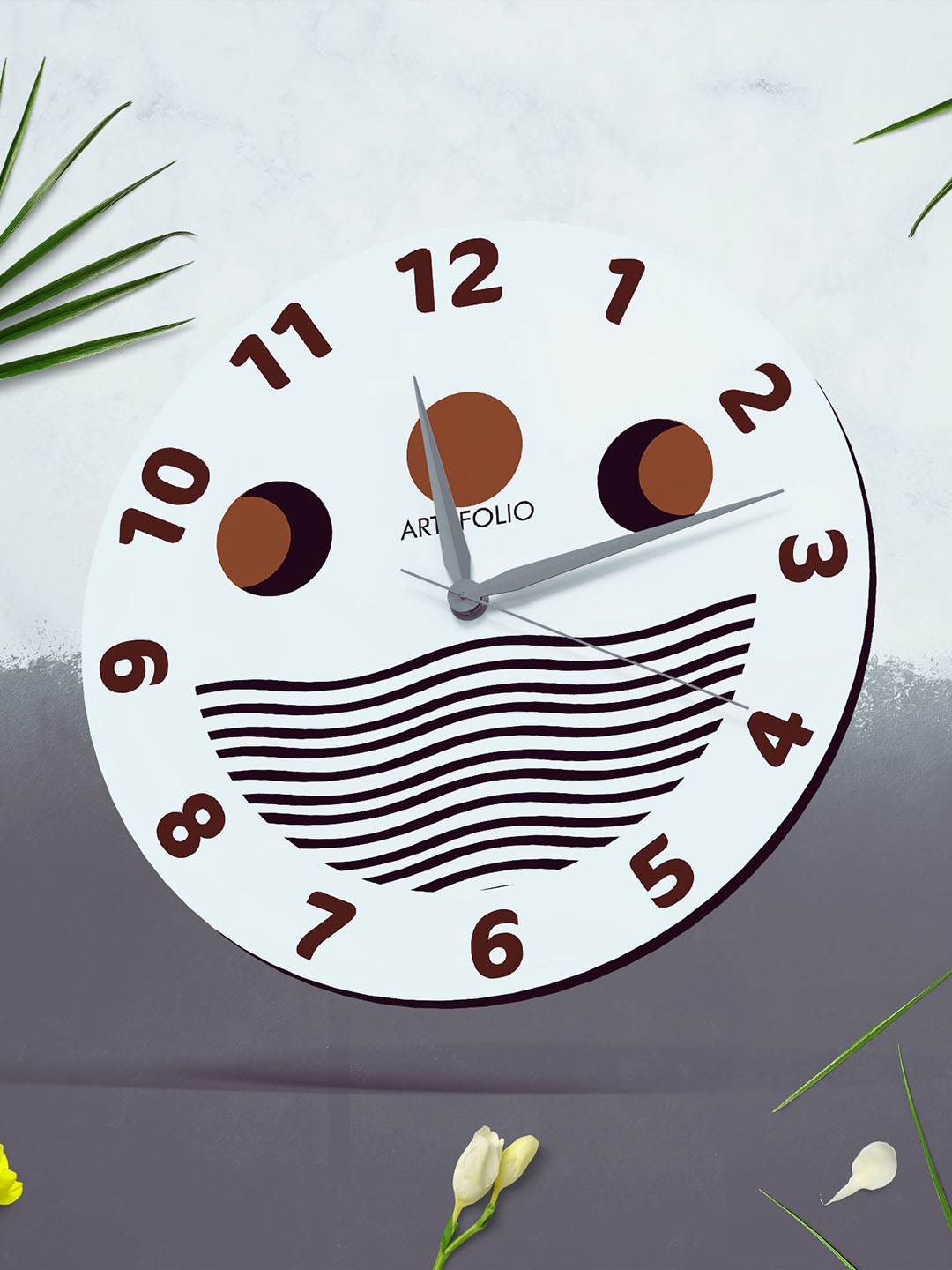 

ArtzFolio Multicoloured Printed Contemporary Wall Clock, Multi