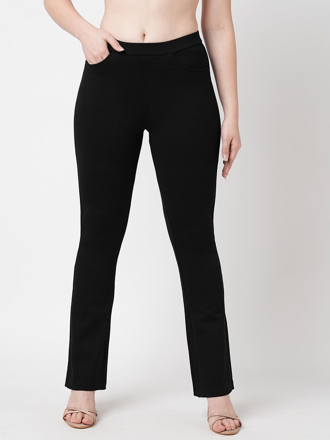 

Kraus Jeans Women Treggings, Black