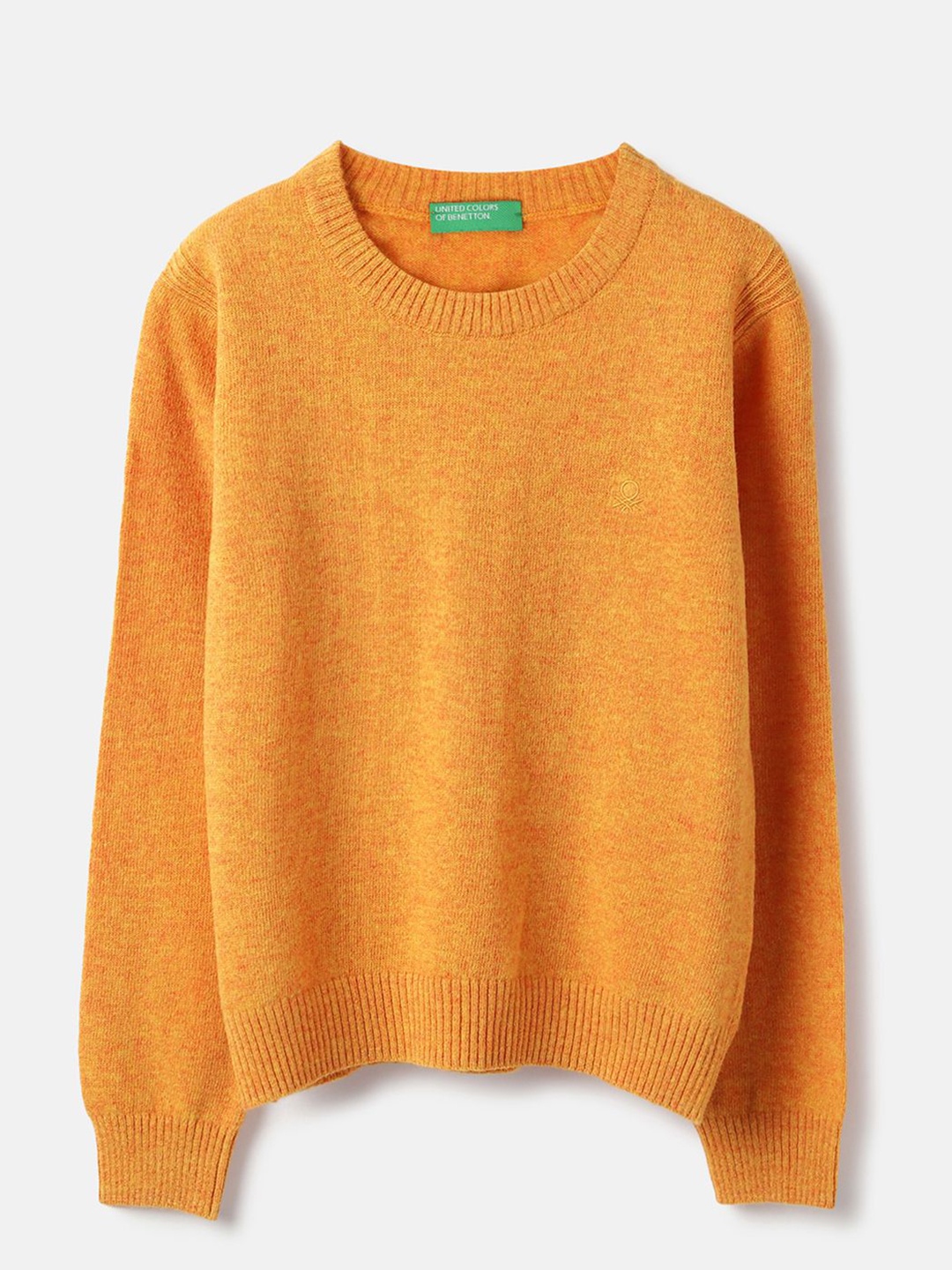 

United Colors of Benetton Boys Woollen Pullover, Yellow