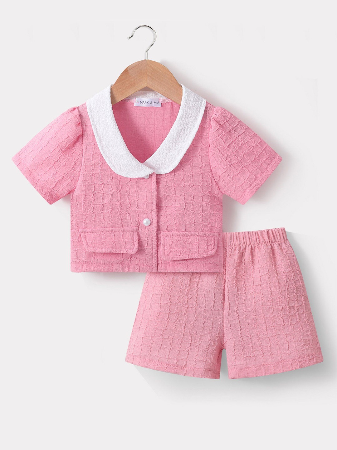 

Mark & Mia Girls Coat with Shorts, Pink