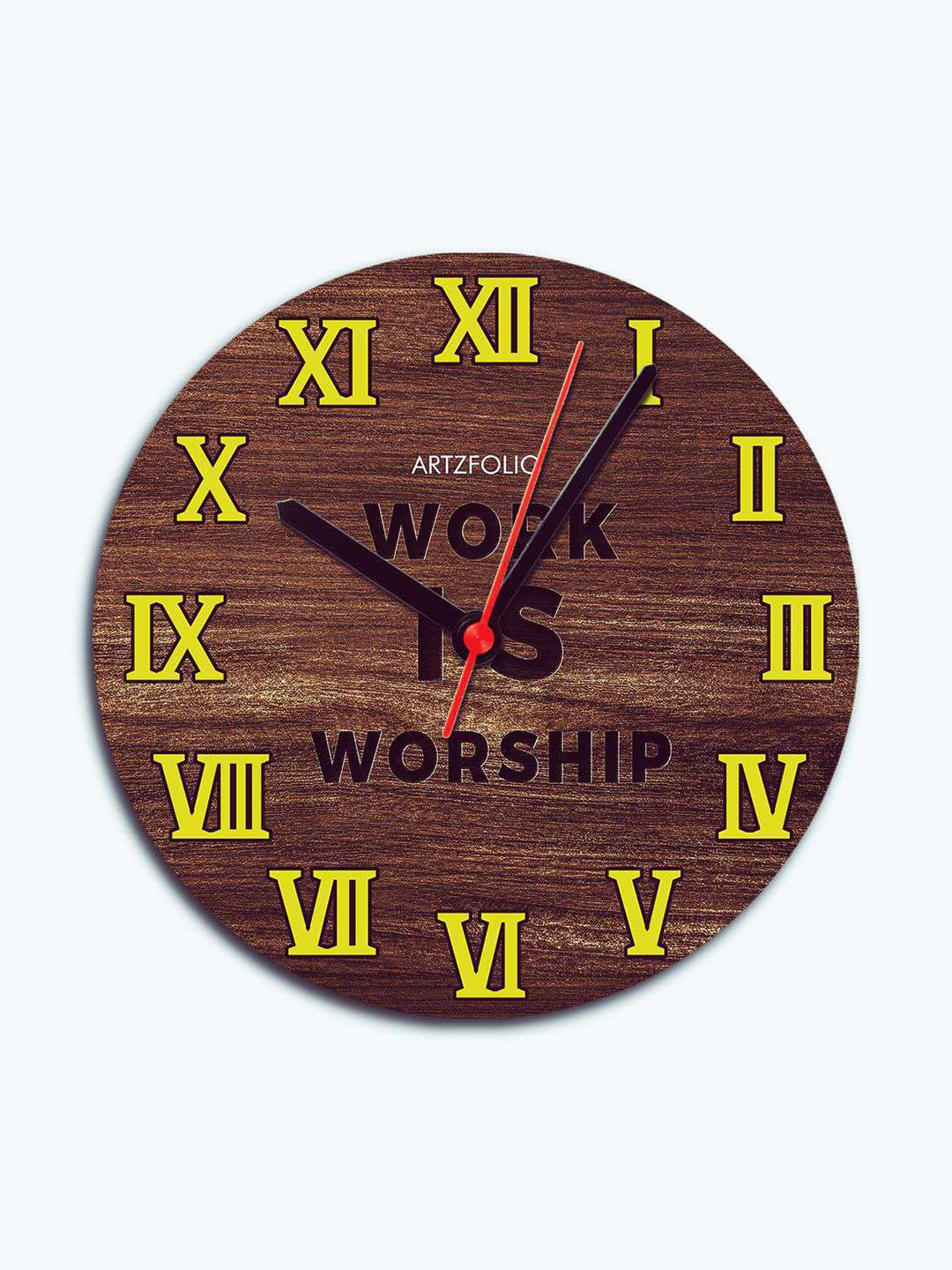 

ArtzFolio Multicoloured Printed Contemporary Wall Clock, Multi