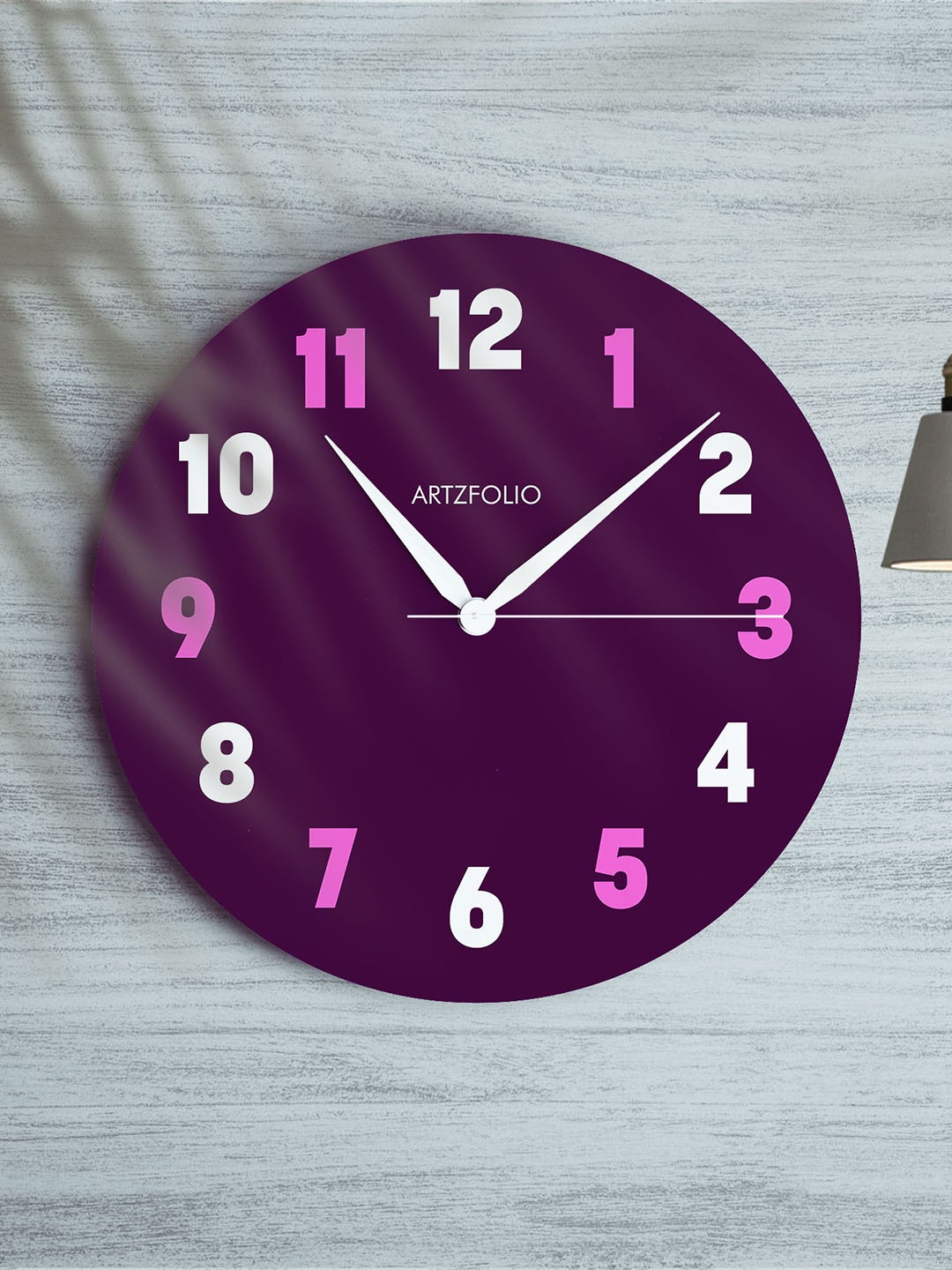 

ArtzFolio Multicoloured Printed Contemporary Wall Clock, Multi