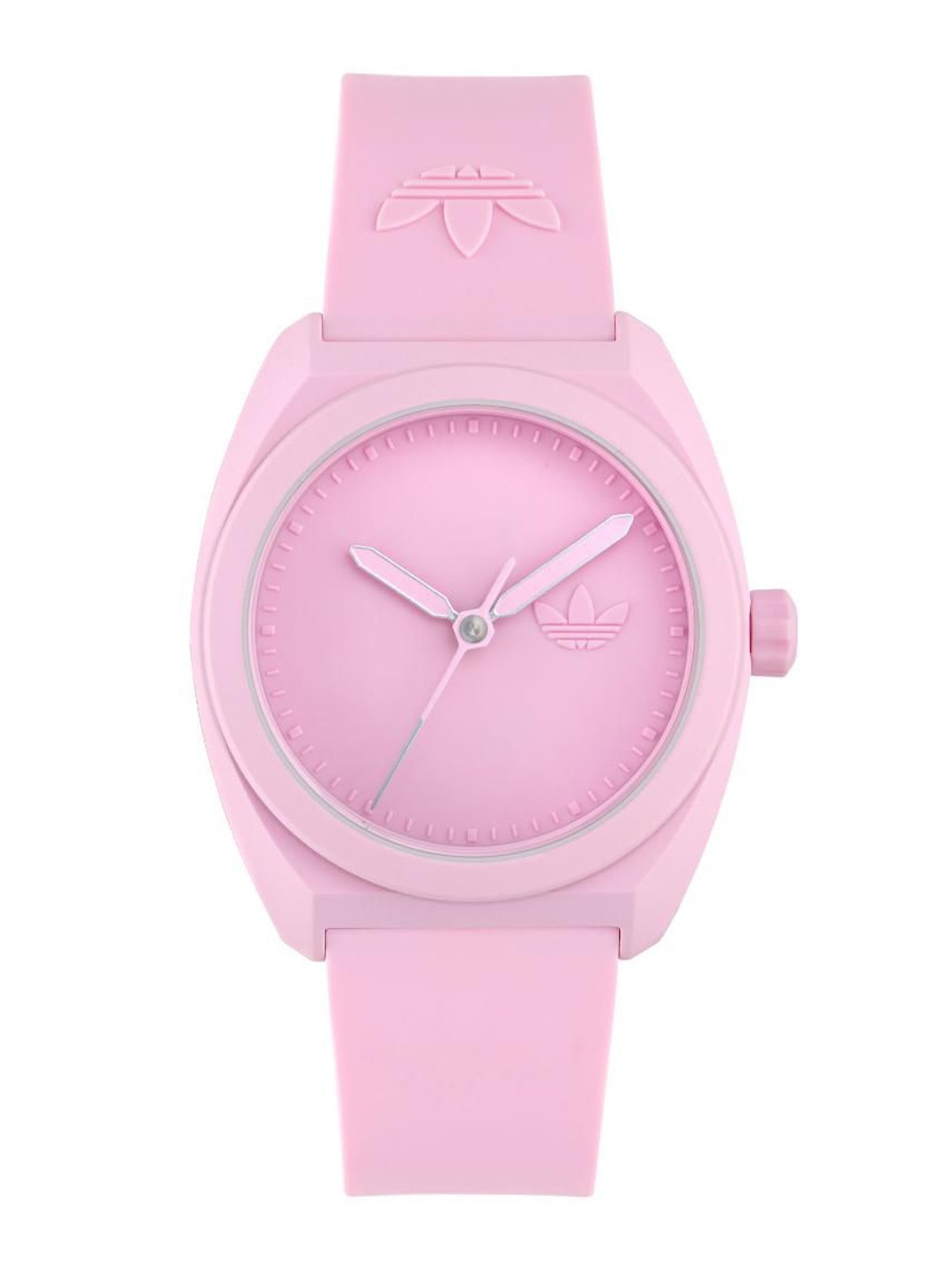 

ADIDAS Originals Unisex Brass Dial & Straps Analogue Watch AOST24056, Pink