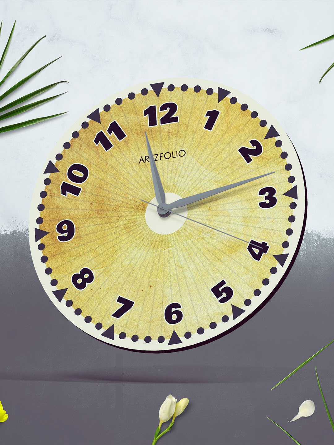 

ArtzFolio Multicoloured Printed Contemporary Wall Clock, Multi