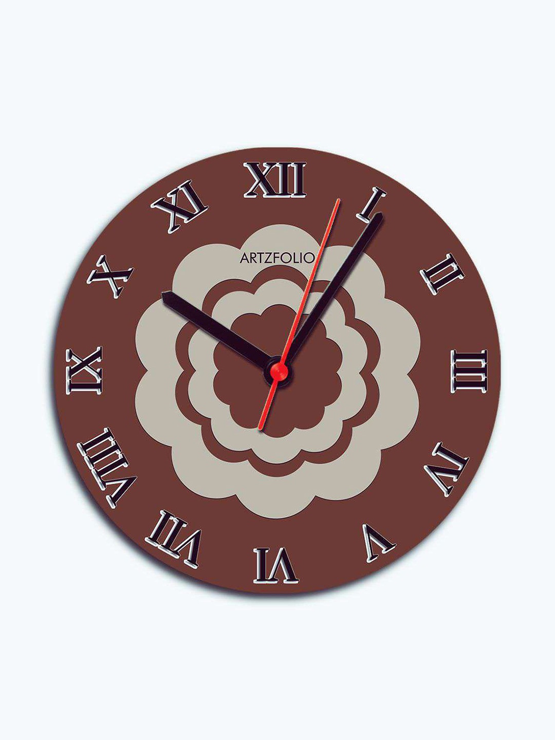 

ArtzFolio Multicoloured Printed Contemporary Wall Clock, Multi