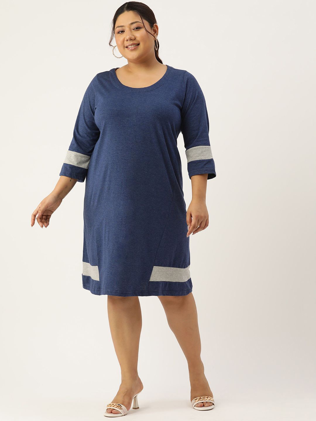 

theRebelinme A-Line Midi Dress, Blue