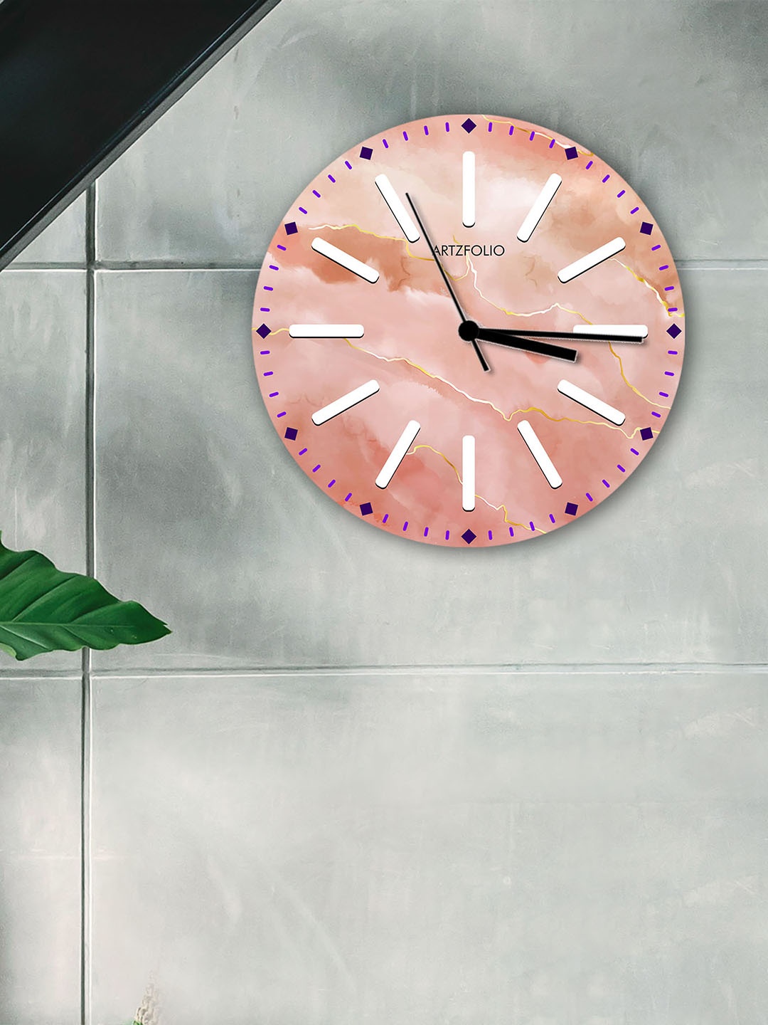 

ArtzFolio Multicoloured Printed Contemporary Wall Clock, Multi