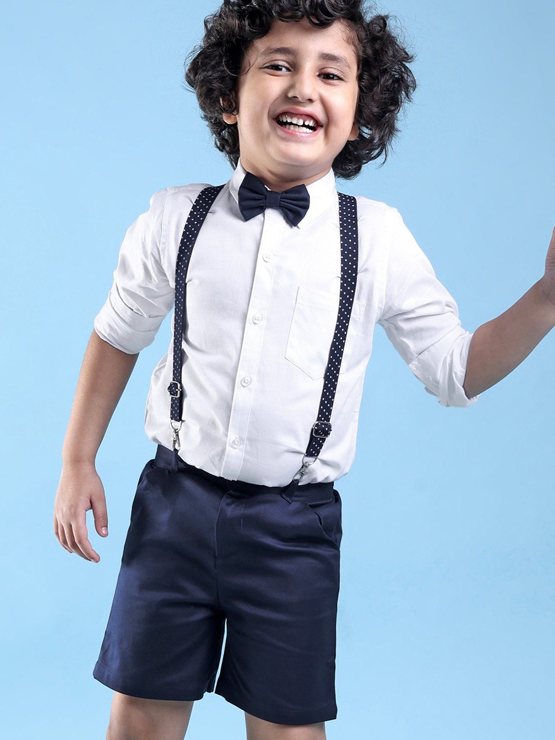 

Mark & Mia Boys Coat with Trousers, Blue