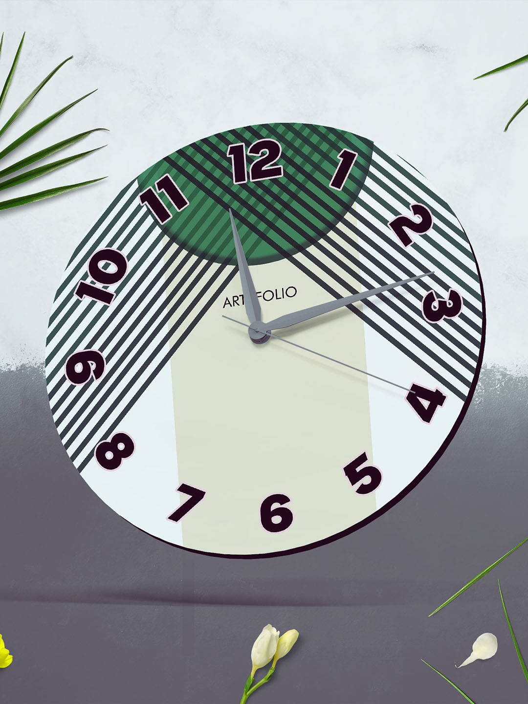 

ArtzFolio Multicoloured Printed Contemporary Wall Clock, Multi