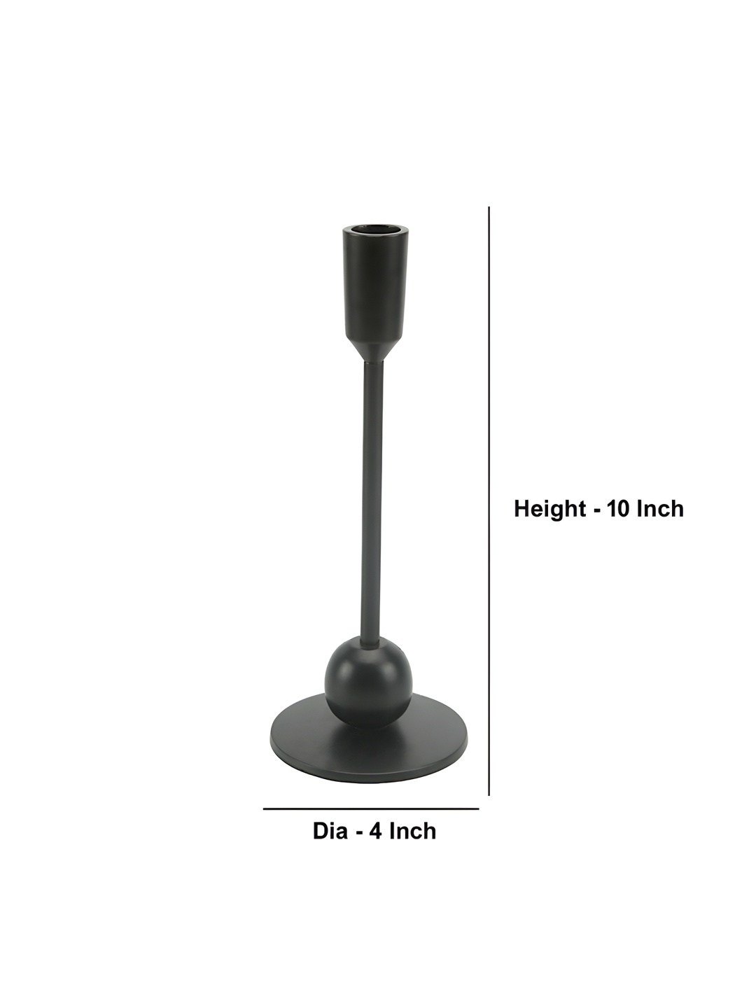 

Hind Decor Black Candle Holder