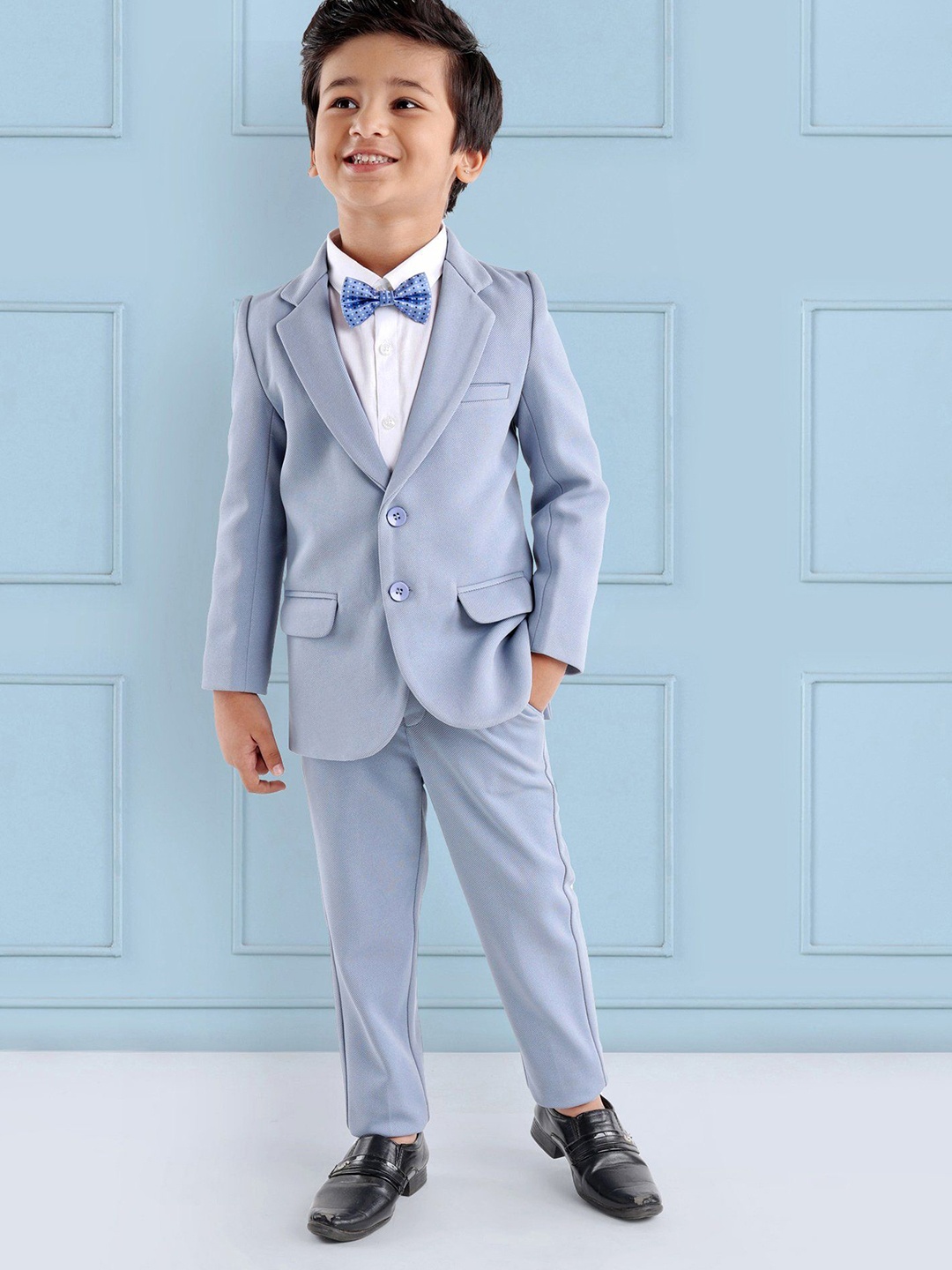 

Mark & Mia Boys Coat with Trousers, Blue