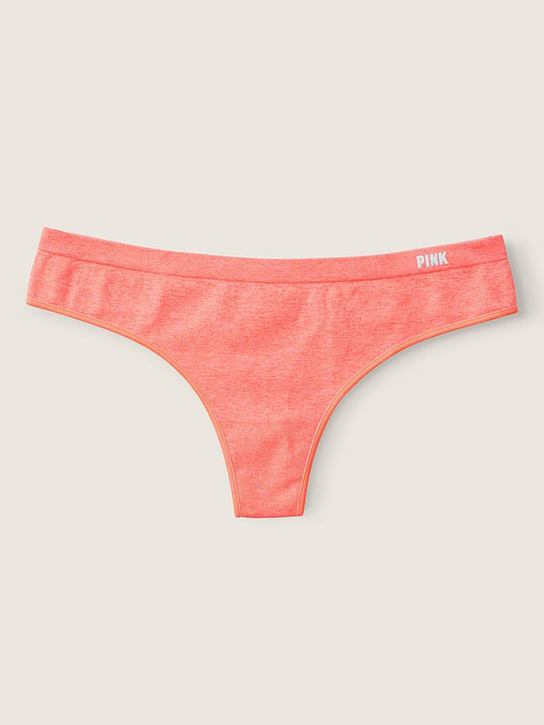 

Victoria's Secret PINK Seamless Thong Briefs 1117277894Q0, Peach