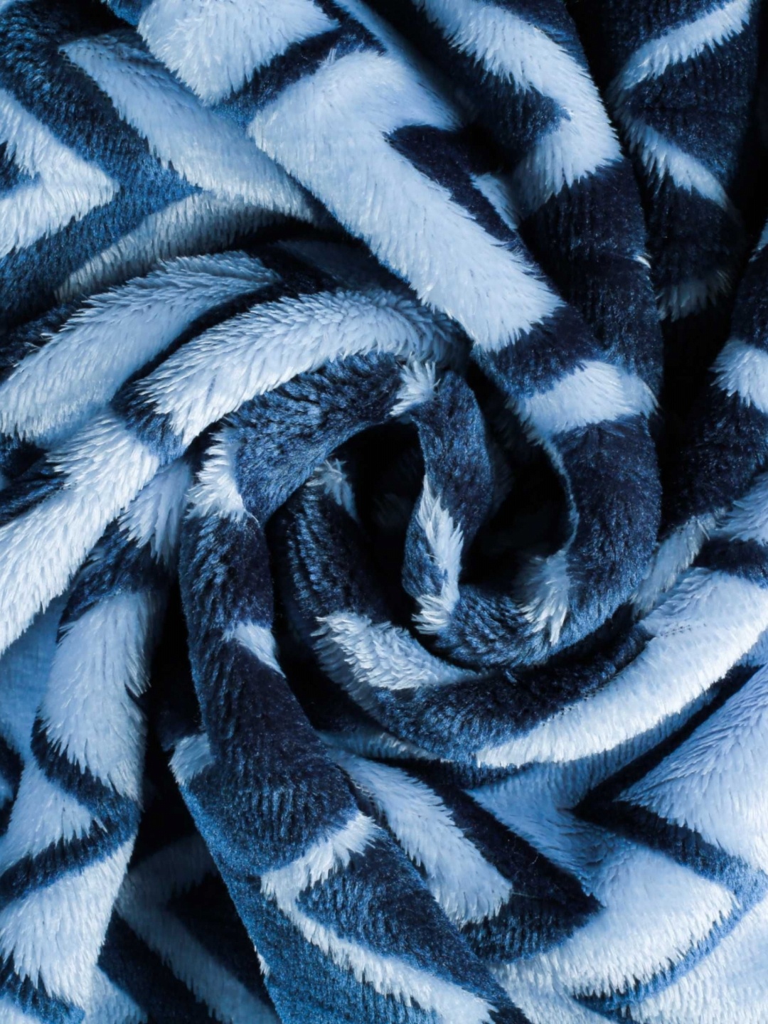 

bsb home Navy Blue & Blue Heavy Winter 500 GSM Double Bed Blanket