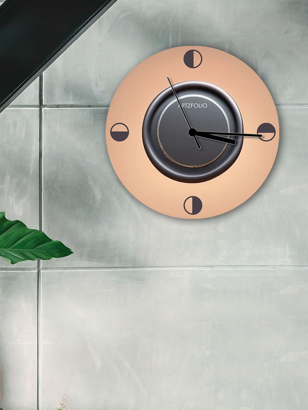 

ArtzFolio Multicoloured Printed Contemporary Wall Clock, Multi