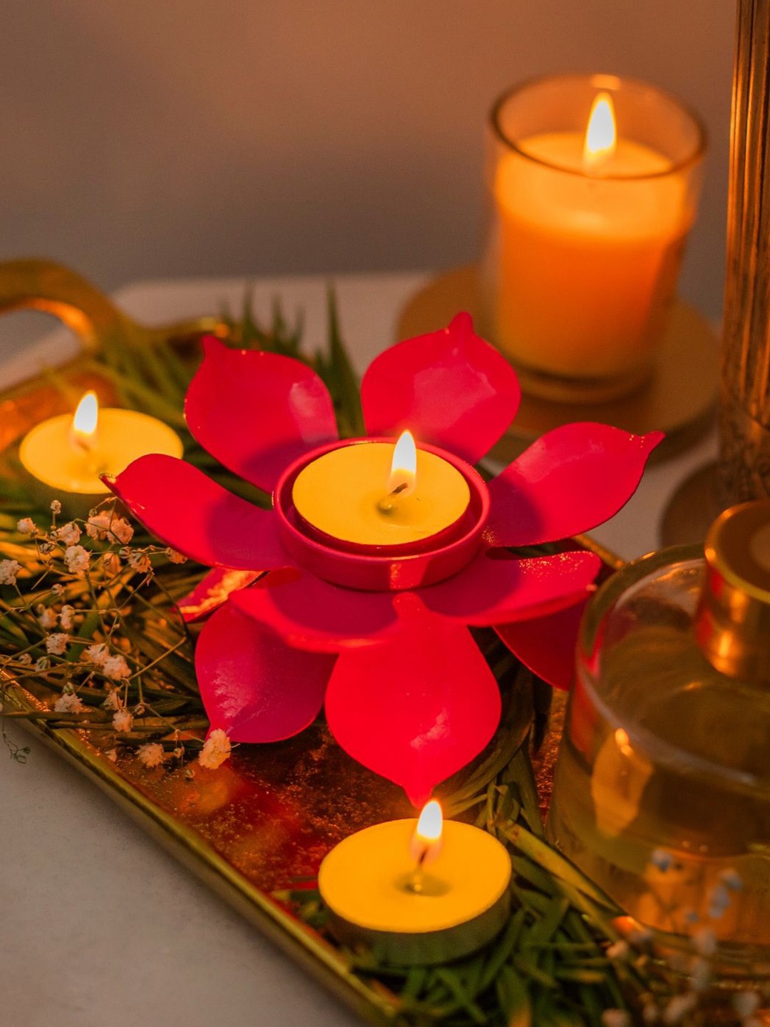 

10club Yellow 50 pieces Coconut Lime Verbena Scented Tea Light Candles