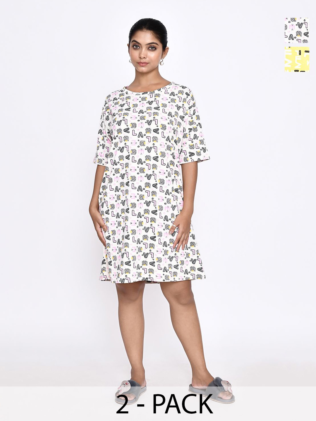 

RAPL Printed Nightdress, Multi