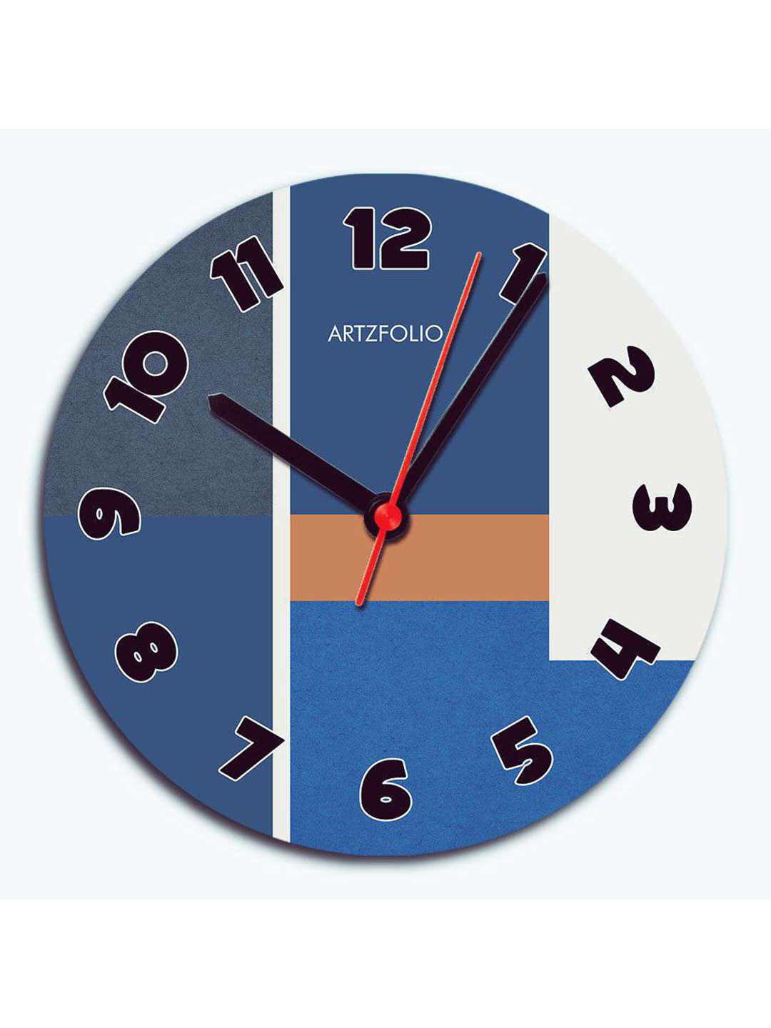 

ArtzFolio Multicoloured Printed Contemporary Wall Clock, Multi