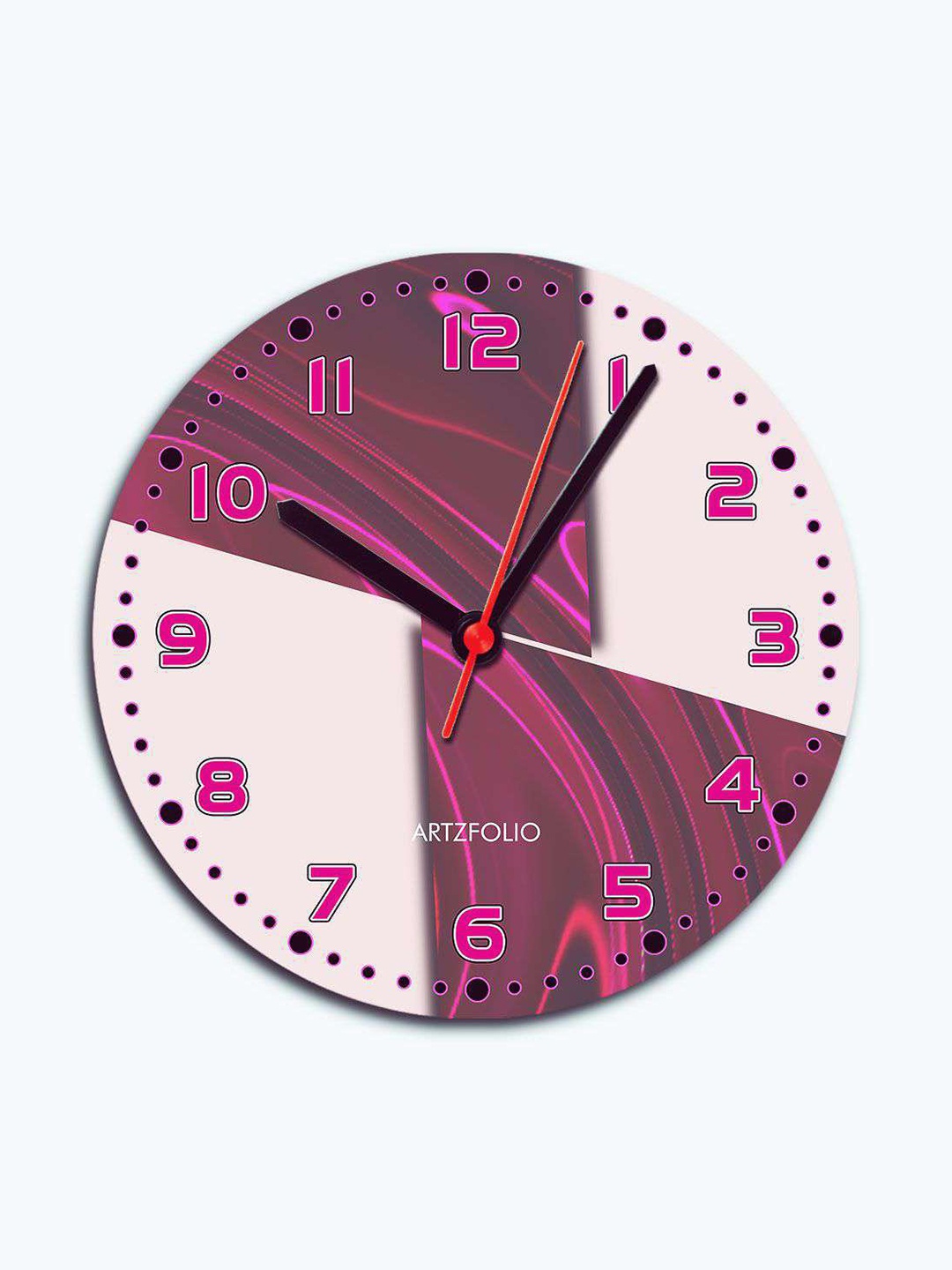 

ArtzFolio Multicoloured Printed Contemporary Wall Clock, Multi