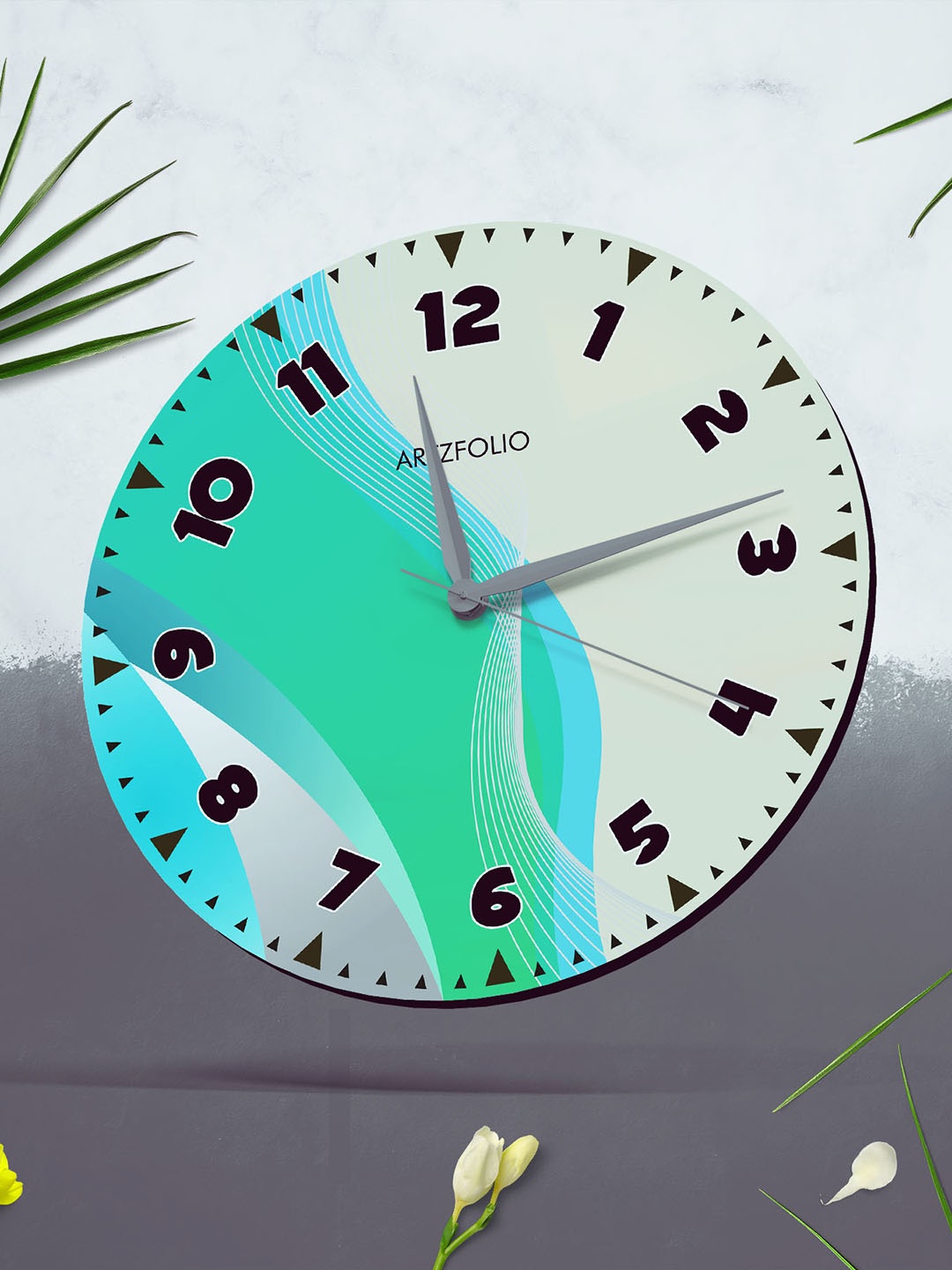 

ArtzFolio Multicoloured Printed Contemporary Wall Clock, Multi