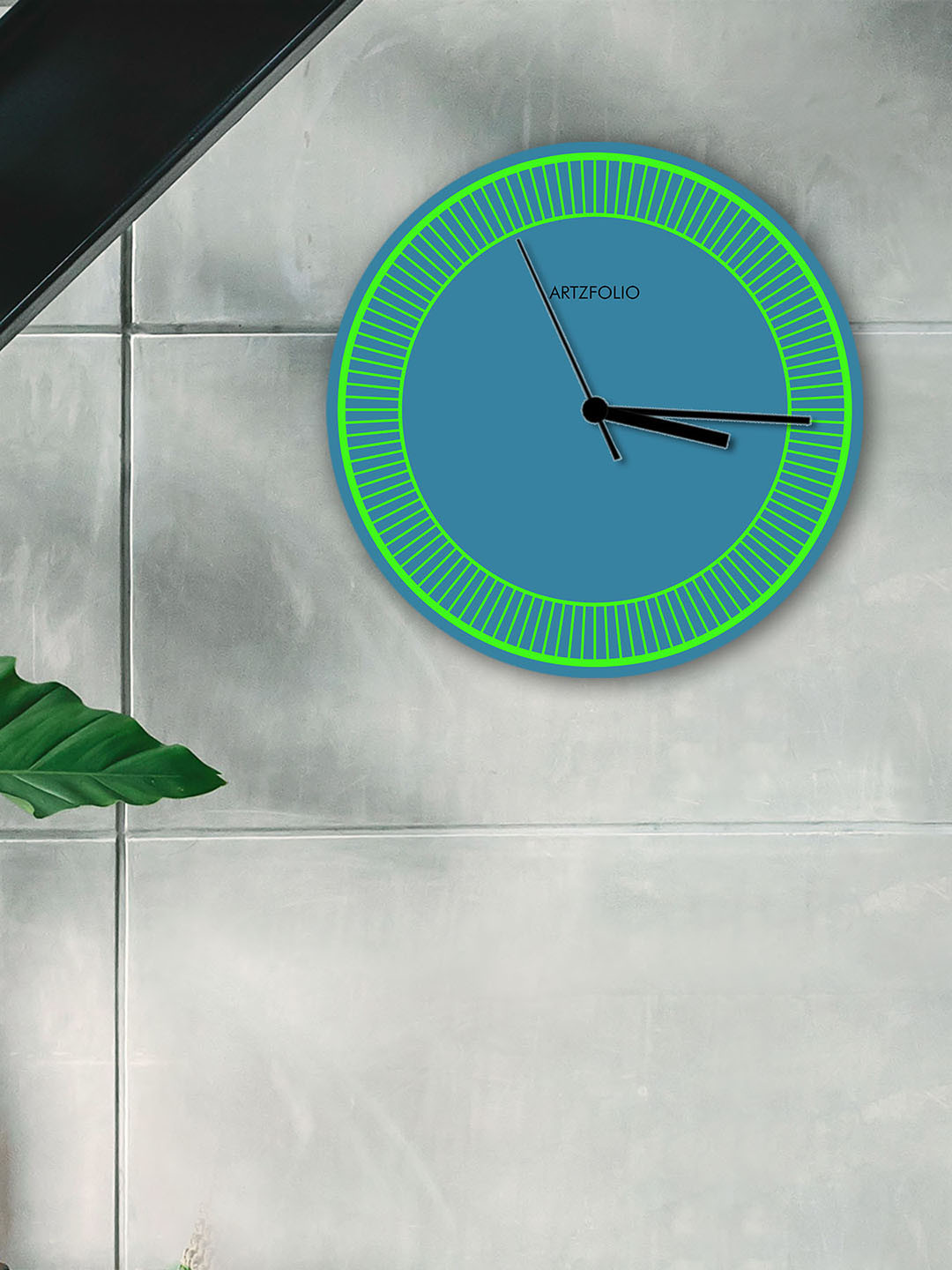 

ArtzFolio Multicoloured Printed Contemporary Wall Clock, Multi