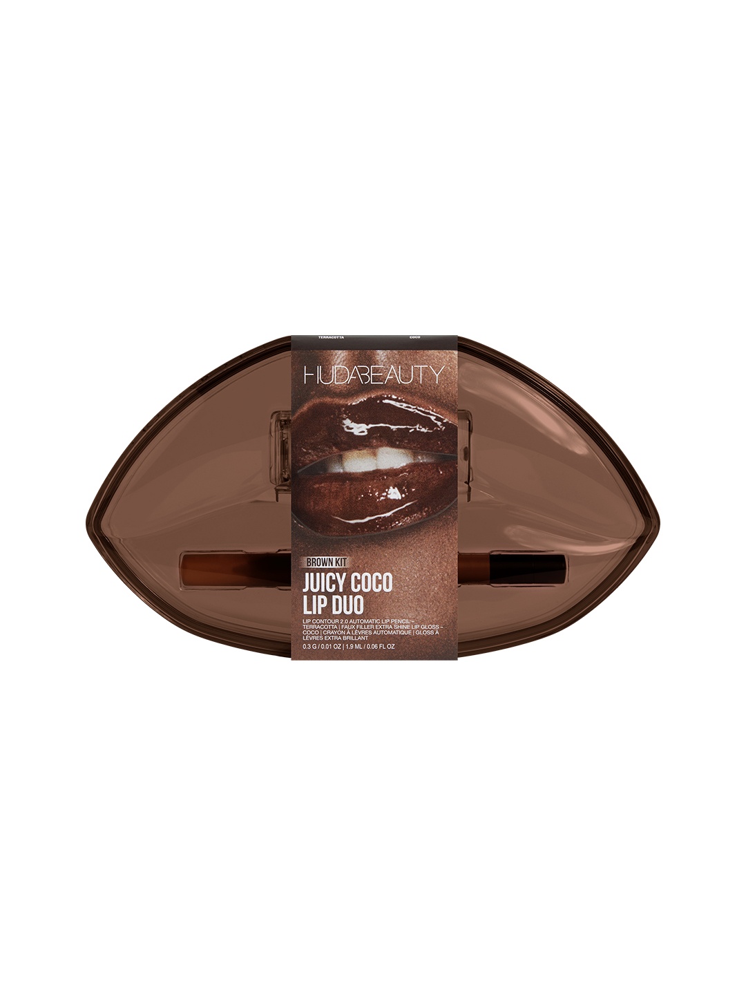 

Huda Beauty Juicy Coco Lip Duo, Red
