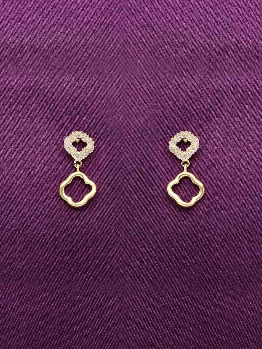 

KAI JEWEL Contemporary Drop Earrings, Gold