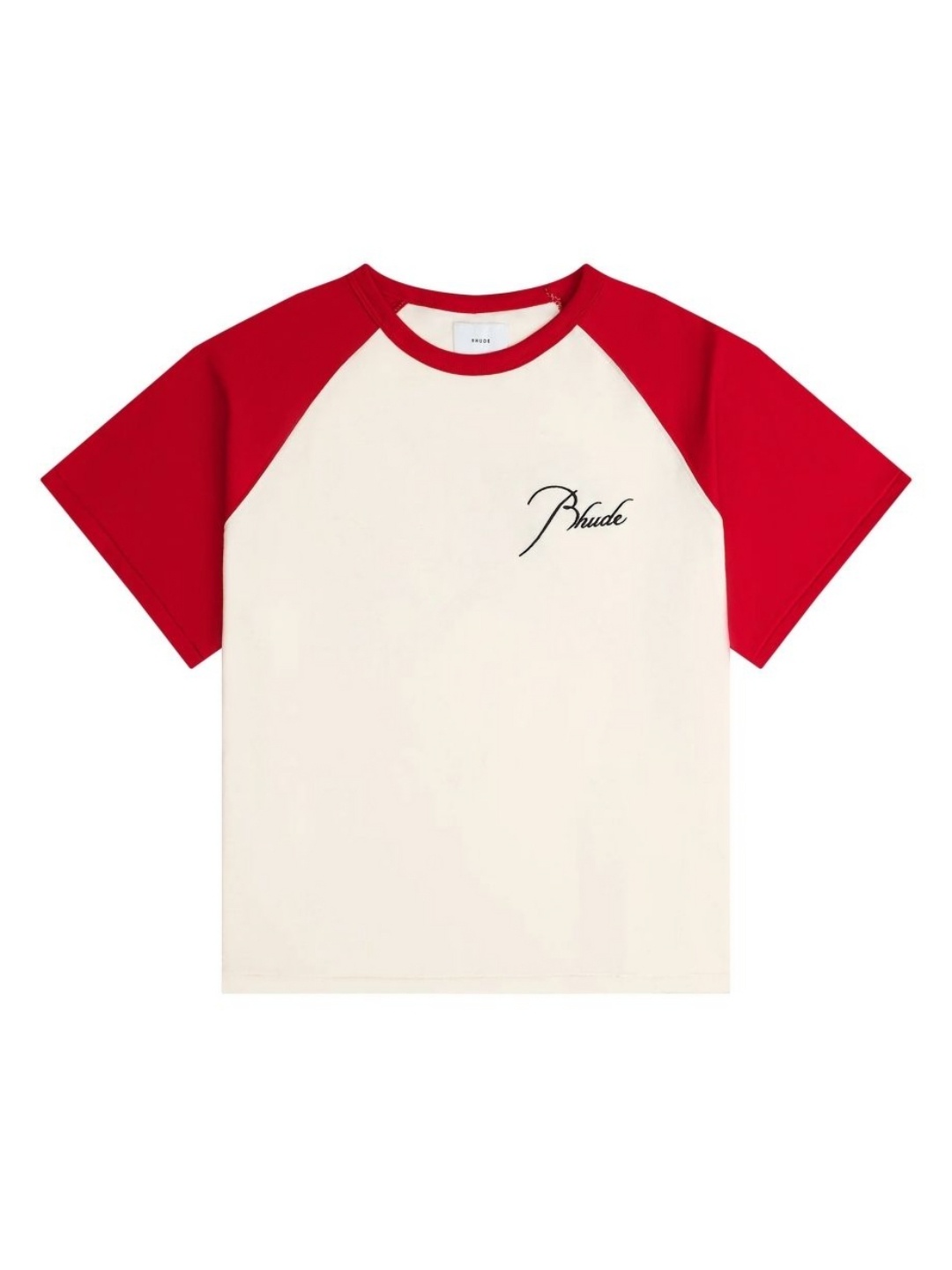 

Rhude Men Raglan Vtg Red/ V Tee