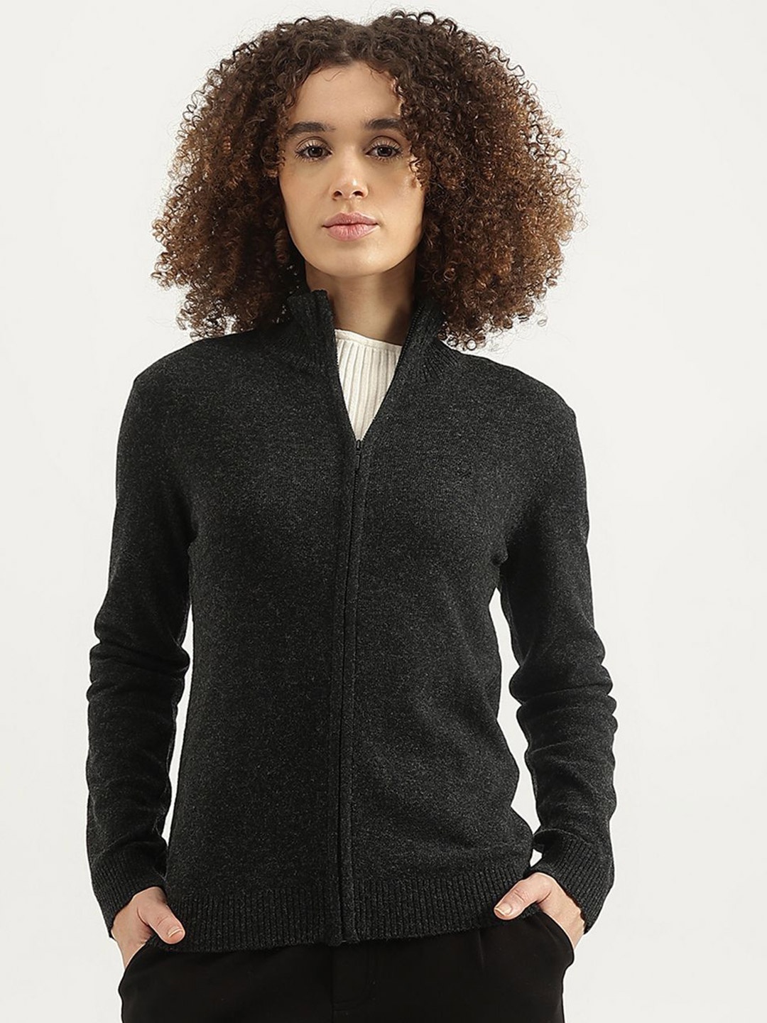 

United Colors of Benetton Women Woollen, Black