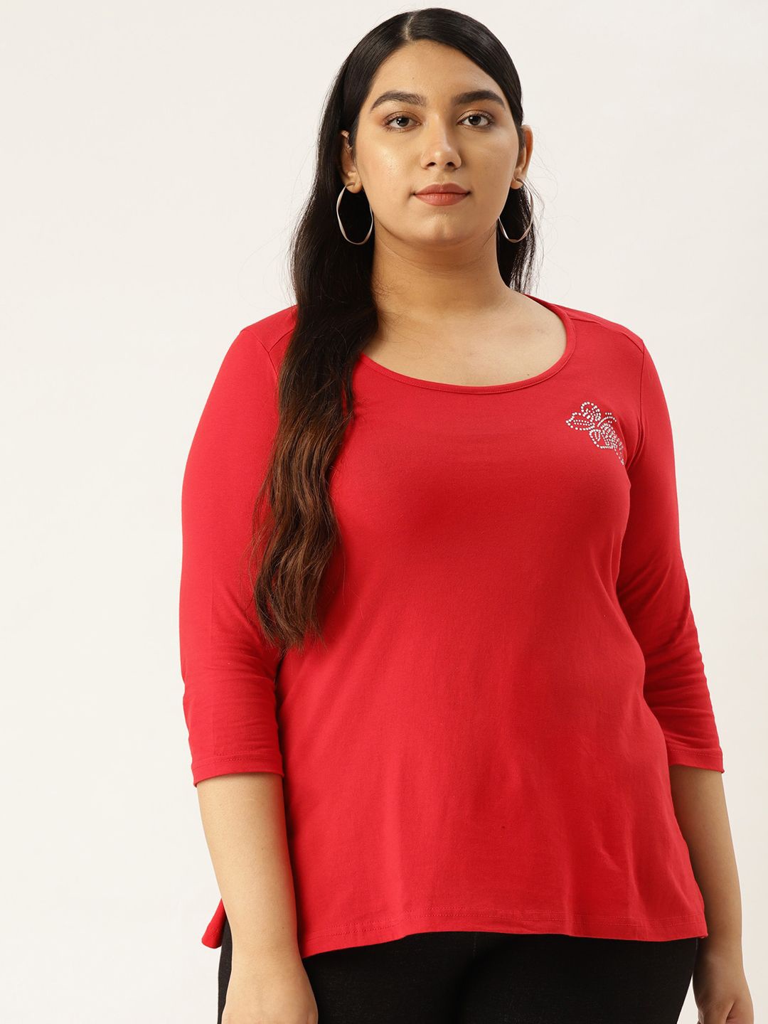 

theRebelinme Women T-shirt, Red