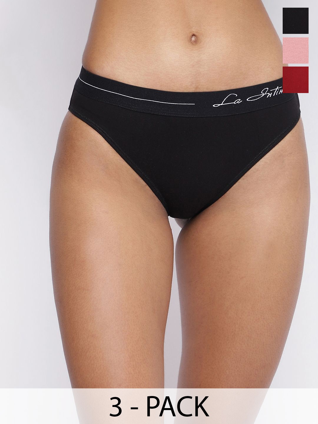 

La Intimo Women Pack Of 3 Bikini Briefs LIPBR080C29B, Coral