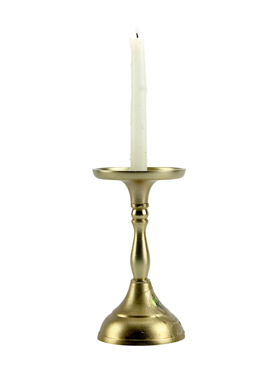 

Hind Decor Gold-Toned Candle Holder