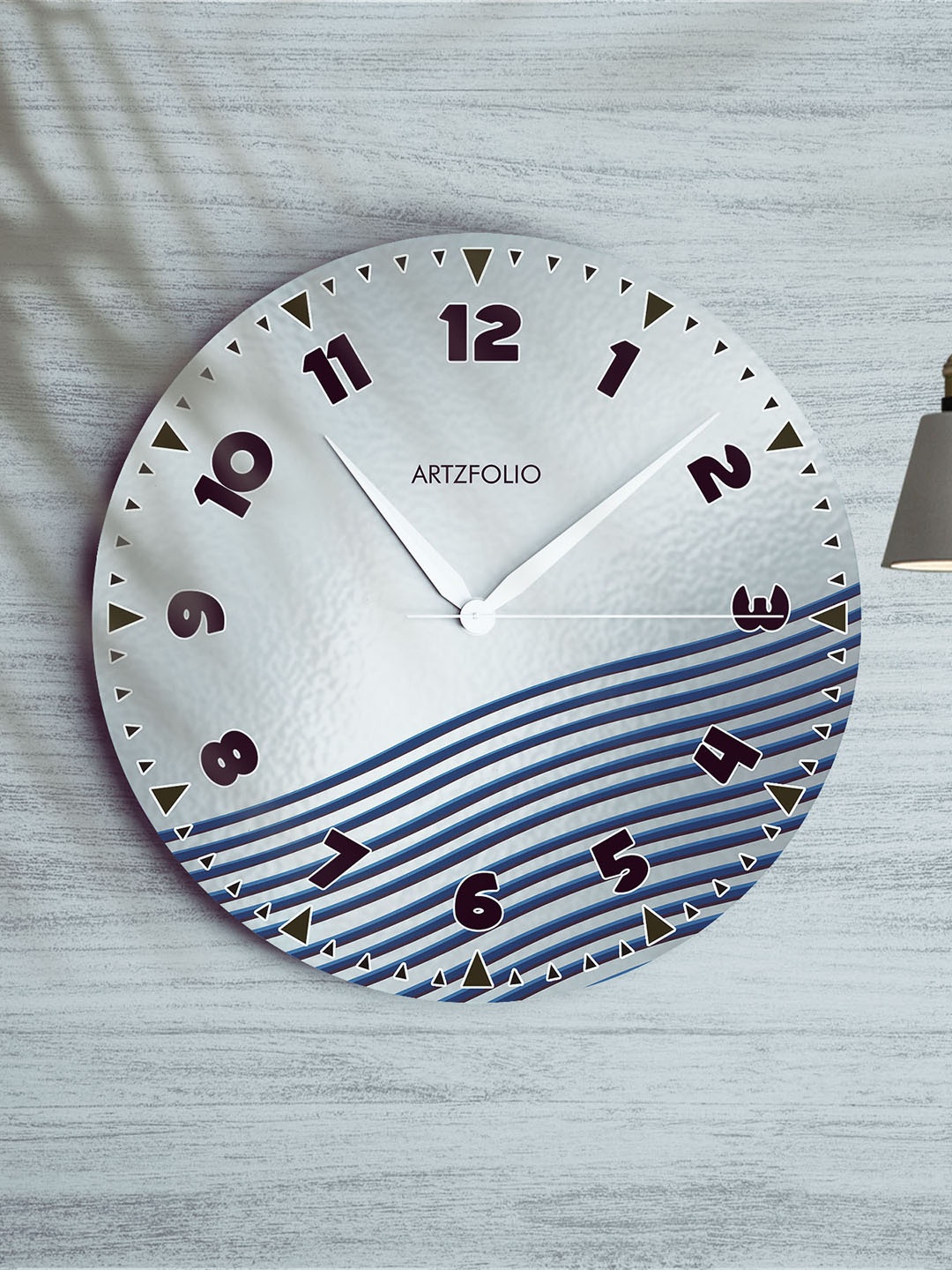 

ArtzFolio Multicoloured Printed Contemporary Wall Clock, Multi