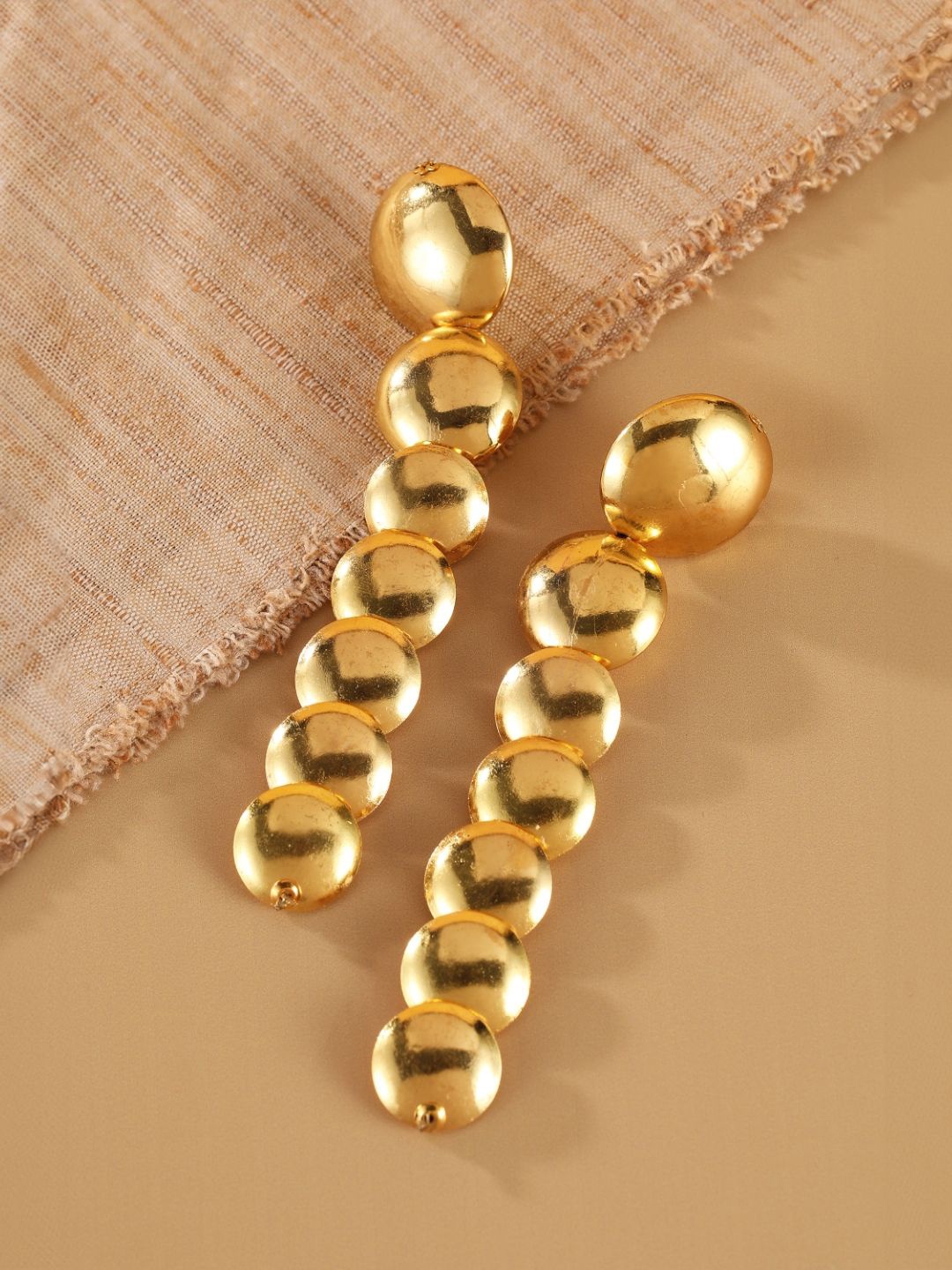 

KPOP Contemporary Drop Earrings, Gold