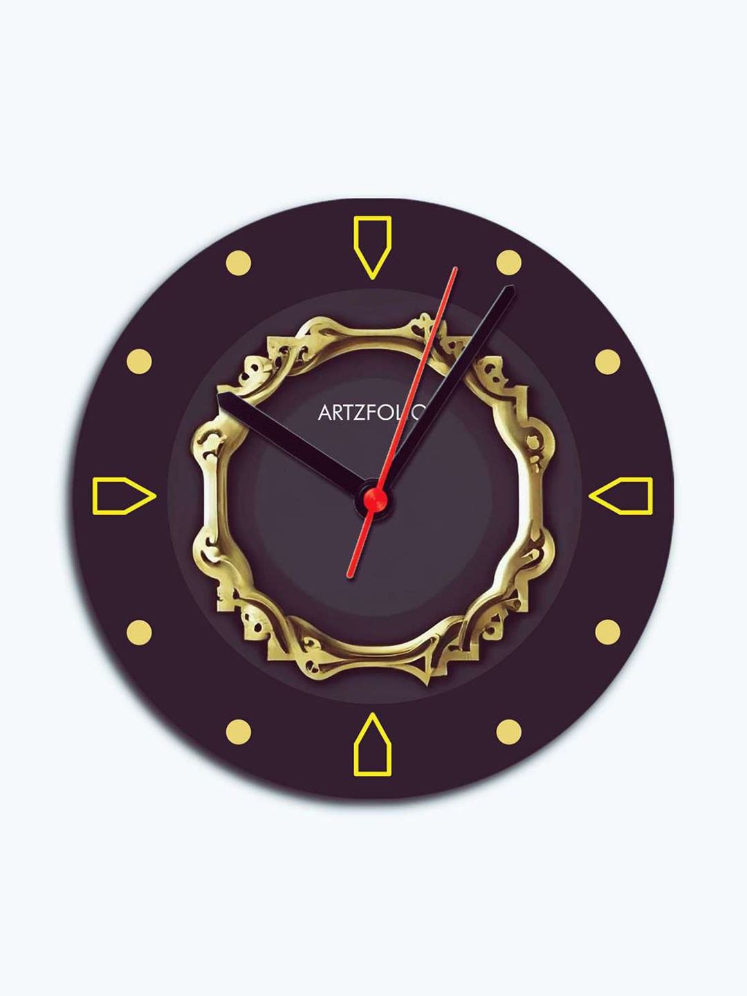 

ArtzFolio Multicoloured Printed Contemporary Wall Clock, Multi