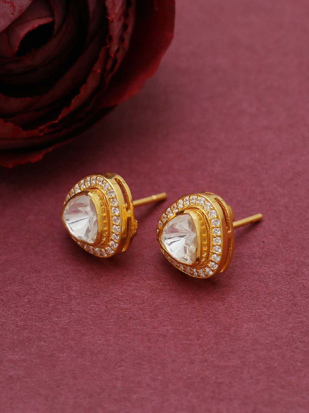 

Raj Gems Contemporary Studs Earrings, Na