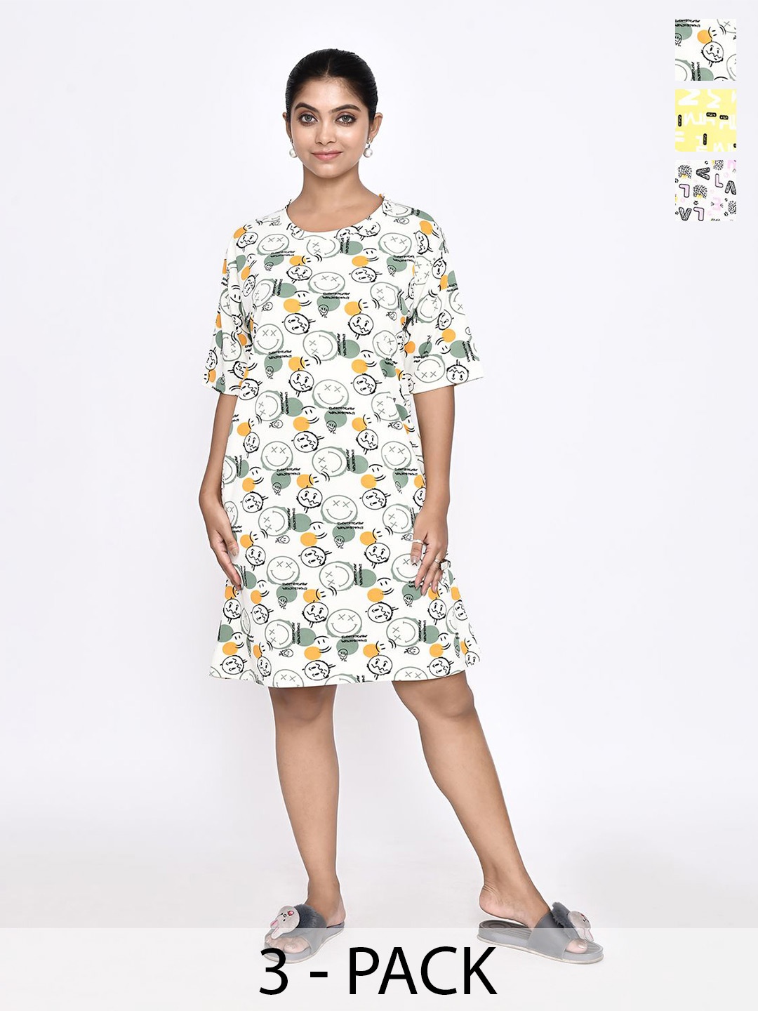 

RAPL Printed Nightdress, Multi