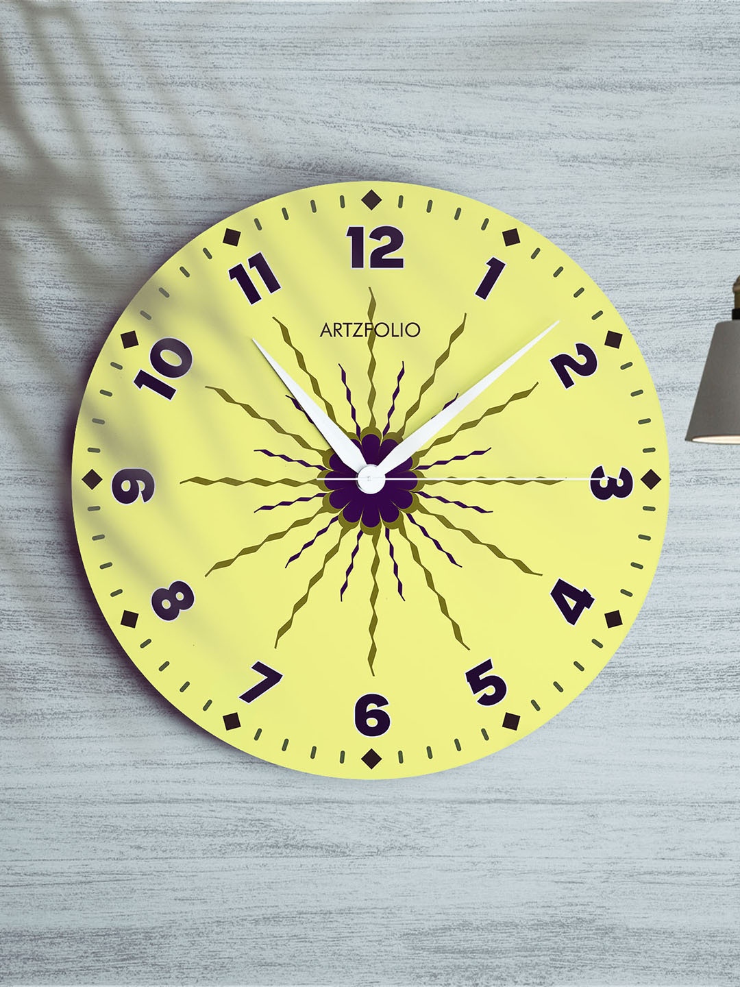 

ArtzFolio Multicoloured Printed Contemporary Wall Clock, Multi