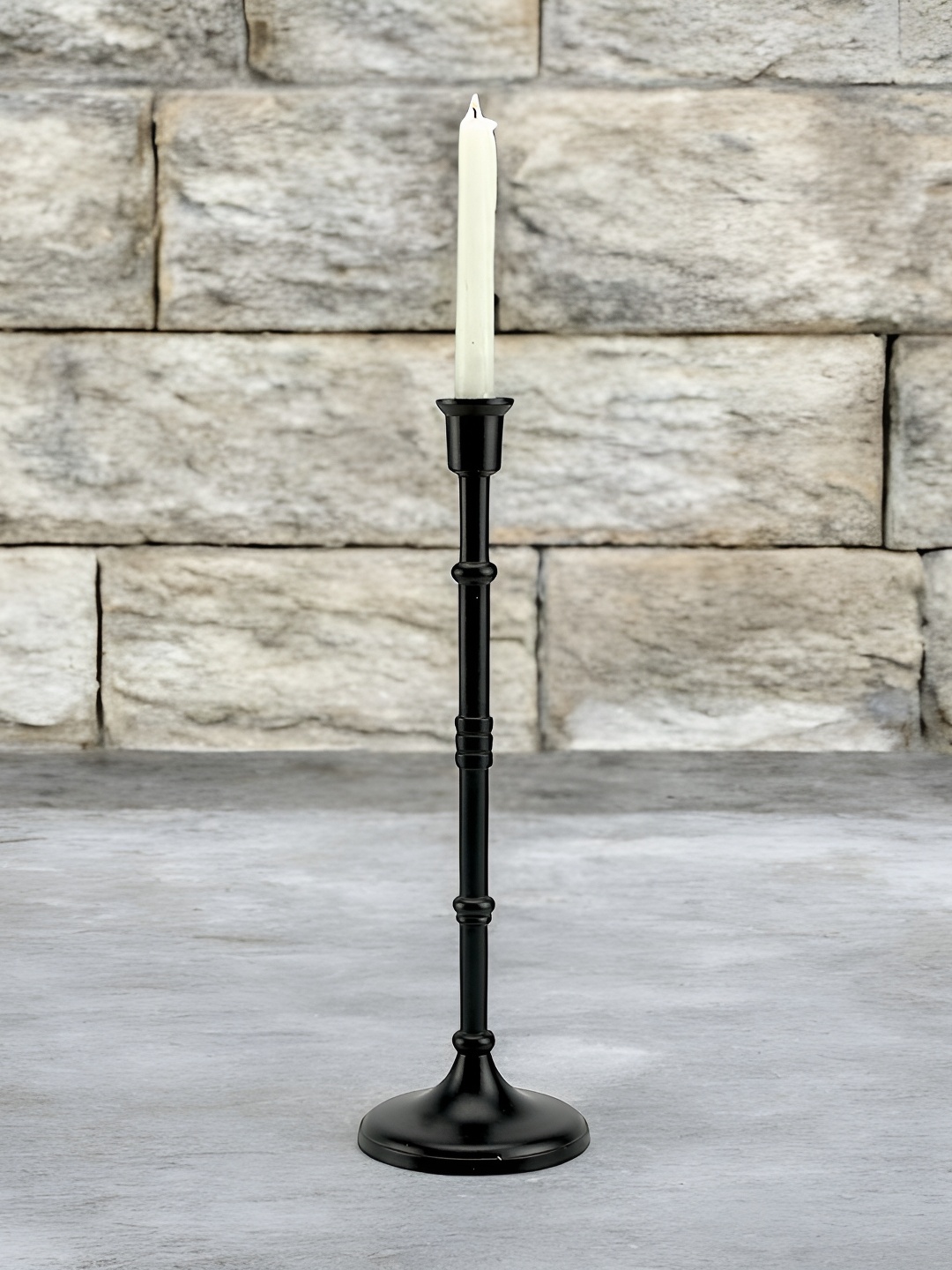 

Hind Decor Black Candle Holder