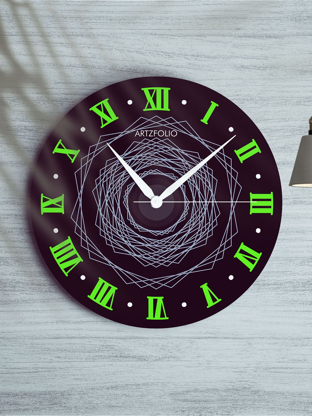 

ArtzFolio Multicoloured Printed Contemporary Wall Clock, Multi