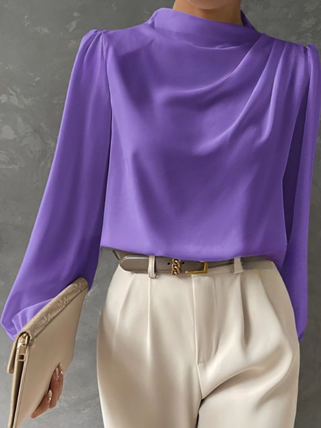 

StyleCast Top, Purple