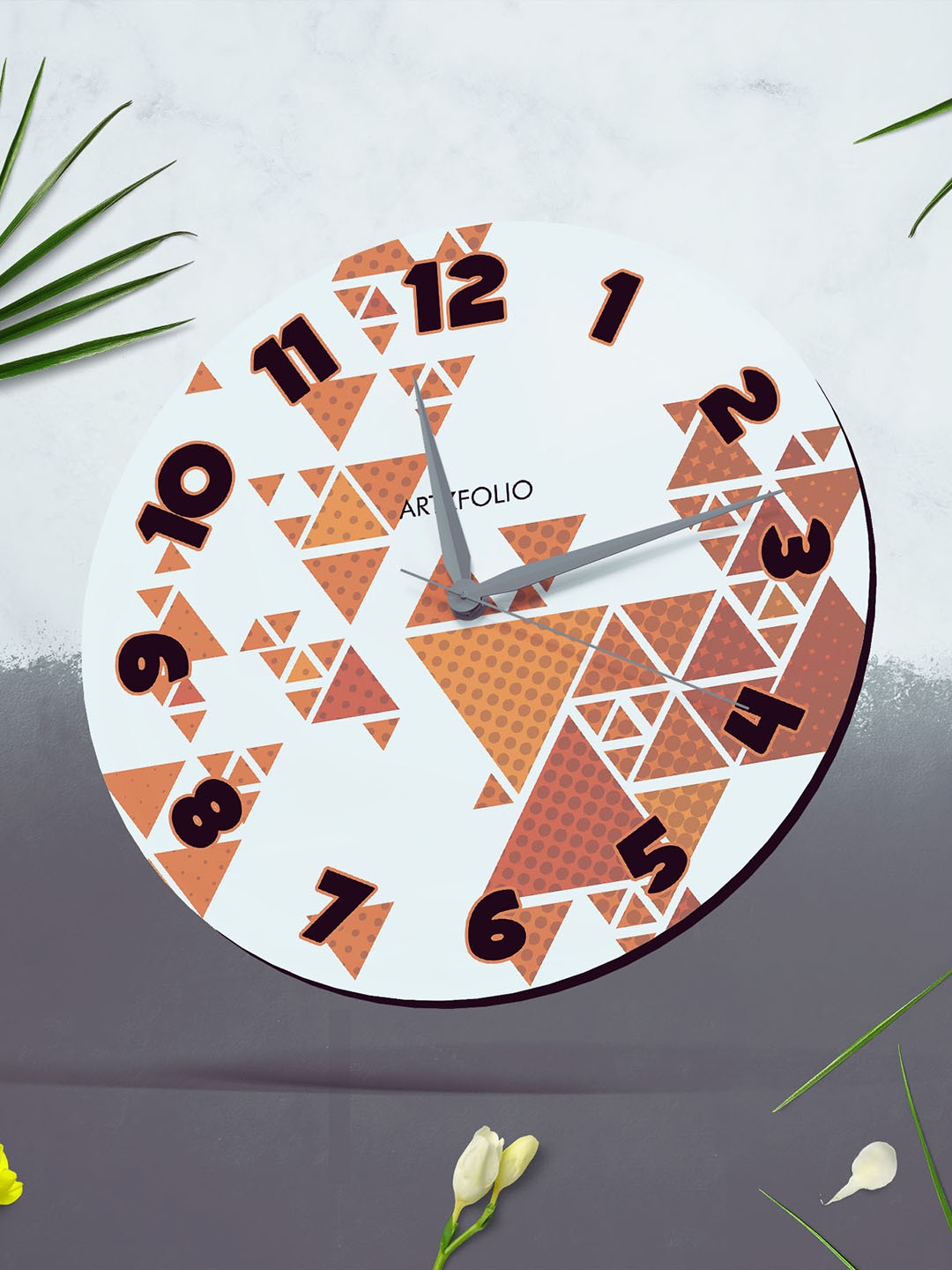

ArtzFolio Multicoloured Printed Contemporary Wall Clock, Multi