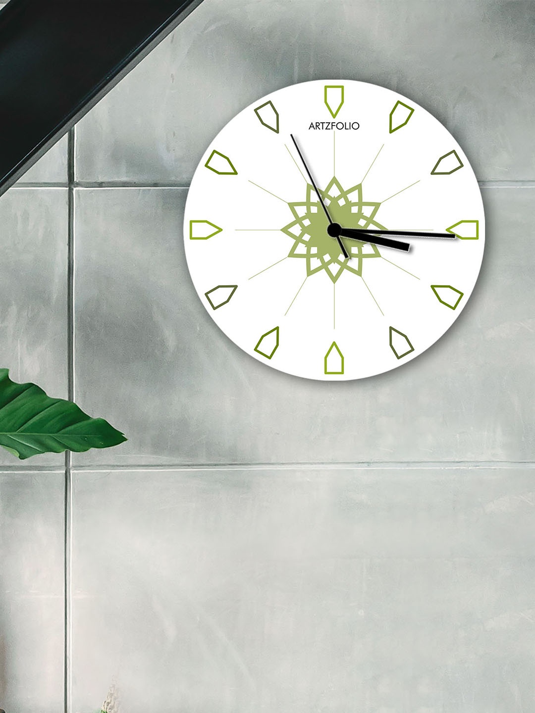 

ArtzFolio Multicoloured Printed Contemporary Wall Clock, Multi
