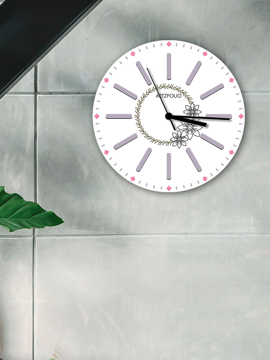 

ArtzFolio Multicoloured Printed Contemporary Wall Clock, Multi