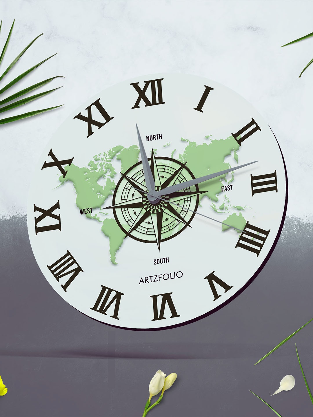 

ArtzFolio Multicoloured Printed Contemporary Wall Clock, Multi